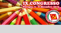 Domenica 1 dicembre si terrà il Congresso provinciale di Rifondazione Comunista, in vista del IX Congresso nazionale (Perugia 6-8 dicembre) nella sala consigliare del quartiere 3 in via Boccaccio 80, […]
