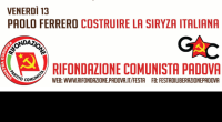 I Dibattiti in Festa: Venerdì 13 Giugno, ore 21:00, dibattito con Paolo Ferrero, segretario nazionale del PRC