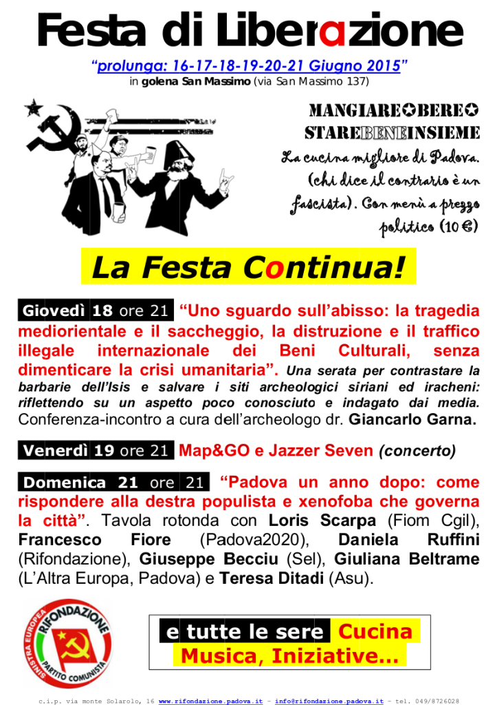 Festa di Liberazione 2015 - prolunga