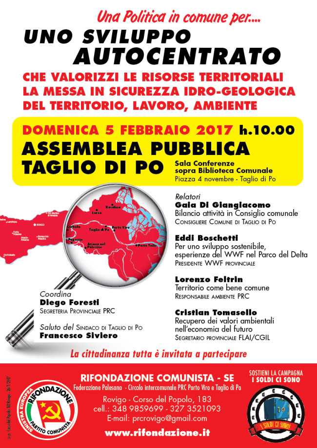 Rifondazione Locandina - 5 febbraio taglio di Po-01