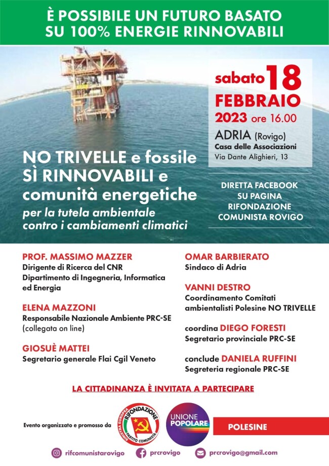 18 febbraio - Adria - rinnovabili