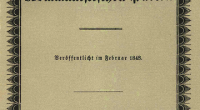 175 anni fa, il 21 febbraio del 1848, uscì la prima edizione de “Il Manifesto del Partito Comunista”. La lega dei giusti, diventata Lega dei comunisti, chiese a Marx ed […]