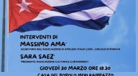 “Cuba oggi, strangolata dal bloqueo” giovedì 30 marzo ore 18.30 Casa del Popolo Meri Rampazzo Via Bajardi 1, Padova #NoMasBloqueo Il video dell’iniziativa: https://www.facebook.com/rifondazione.comunista/videos/1964449227281695/